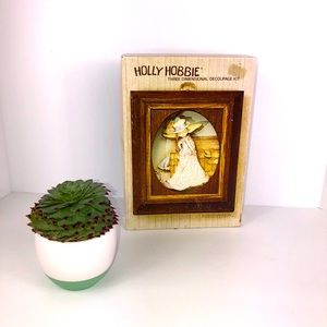 Vintage HOLLY HOBBIE Three Dimensional Decoupage Kit